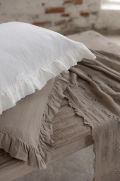 Frill pellavatyynyliina, antique white