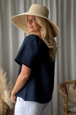 Galilea pellavapaita, navy