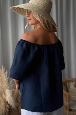Galilea pellavapaita, navy