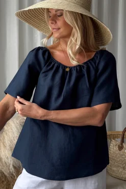 Galilea pellavapaita, navy