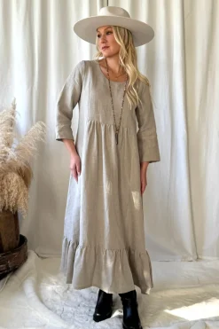 Grace pellavamekko, natural