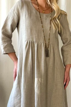 Grace pellavamekko, natural