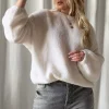 Gretta alpakkaneule, luonnonvalkoinen