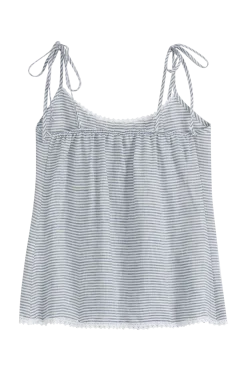 Hanko pellavatoppi, blue stripe
