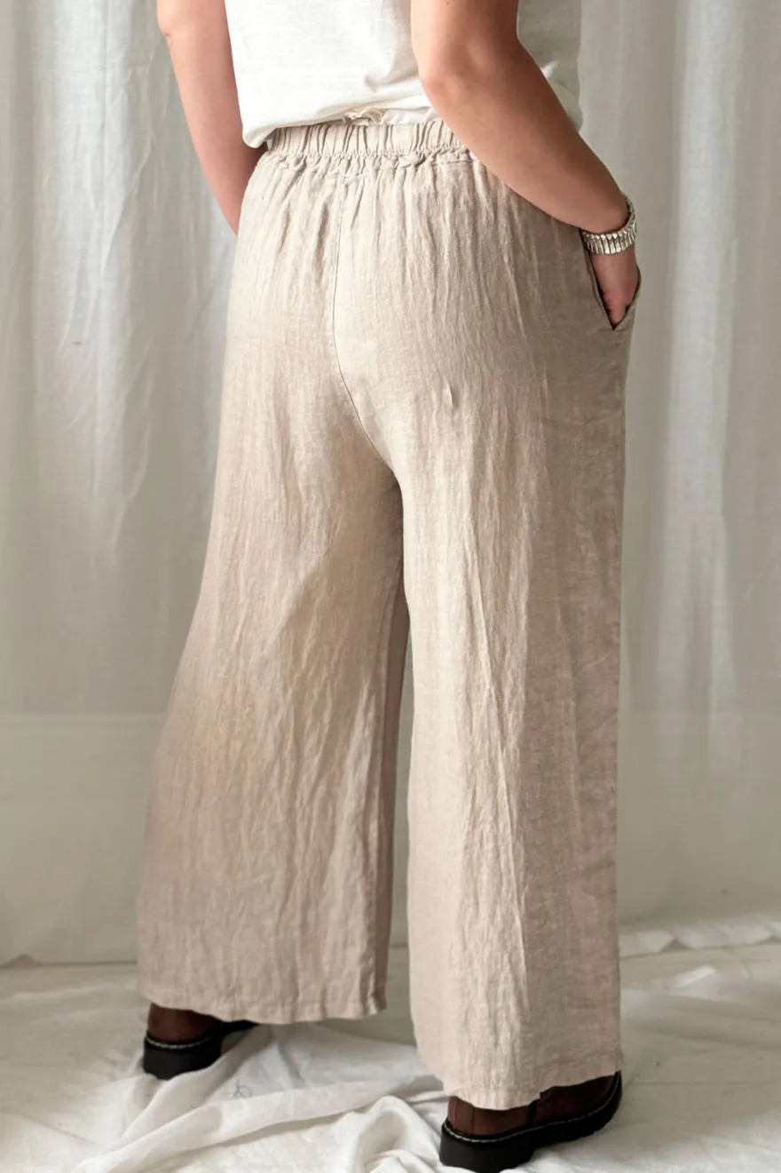 Havana pellavahousut, cashmere