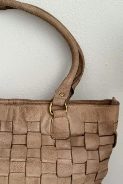 Helen olkalaukku, taupe antique