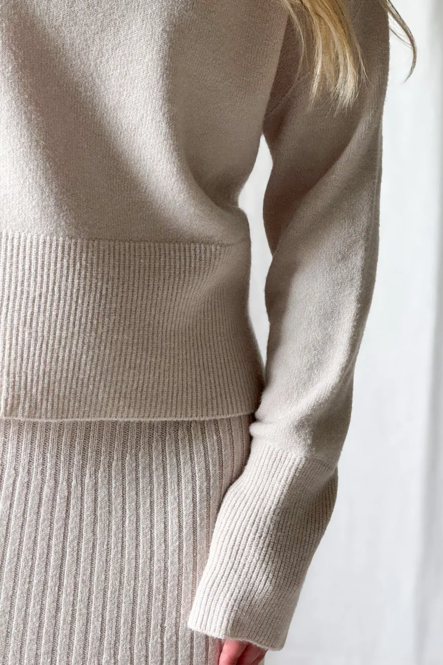 Honeybun neule, light beige