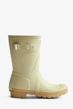 Hunter original short kumisaappaat, gravel/biscuit