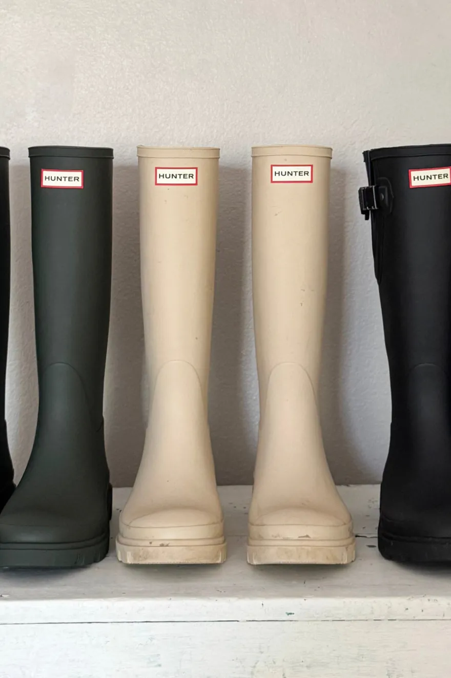 Hunter unisex downpour kumisaappaat, gravel