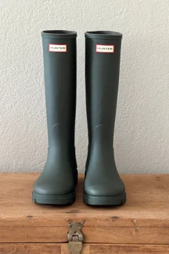 Hunter unisex downpour kumisaappaat, tumma oliivi