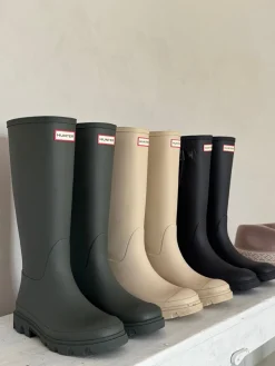 Hunter unisex downpour kumisaappaat, tumma oliivi