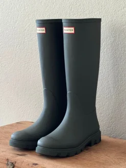 Hunter unisex downpour kumisaappaat, tumma oliivi