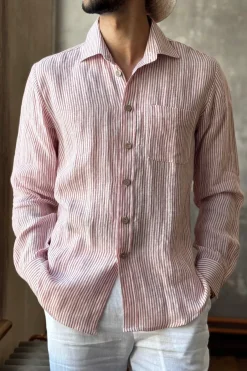 John pellavapaita, pink stripe