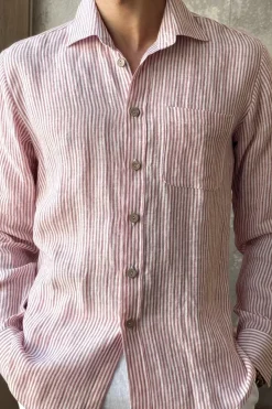 John pellavapaita, pink stripe
