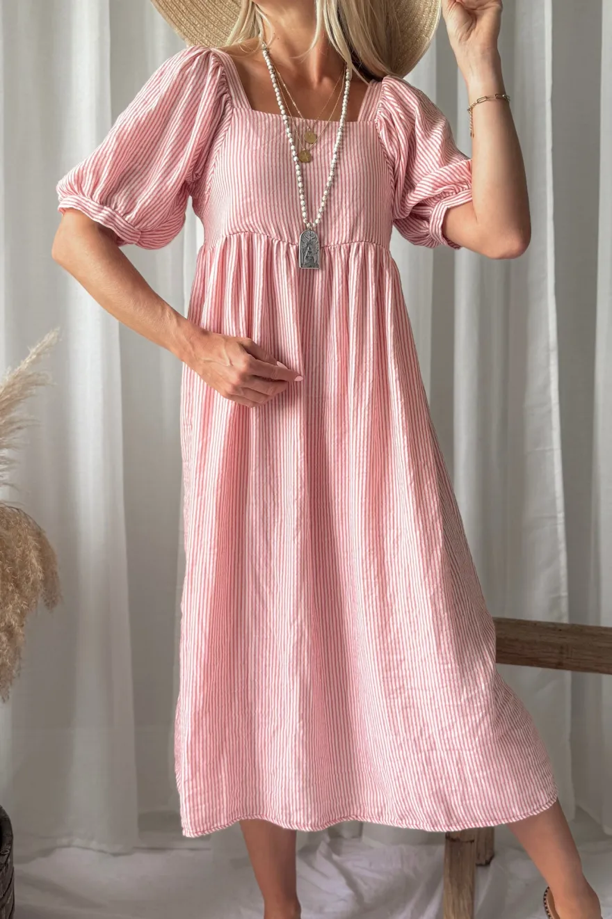 La Brisa puuvillamekko, pepper pink