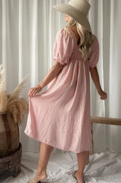 La Brisa puuvillamekko, pepper pink