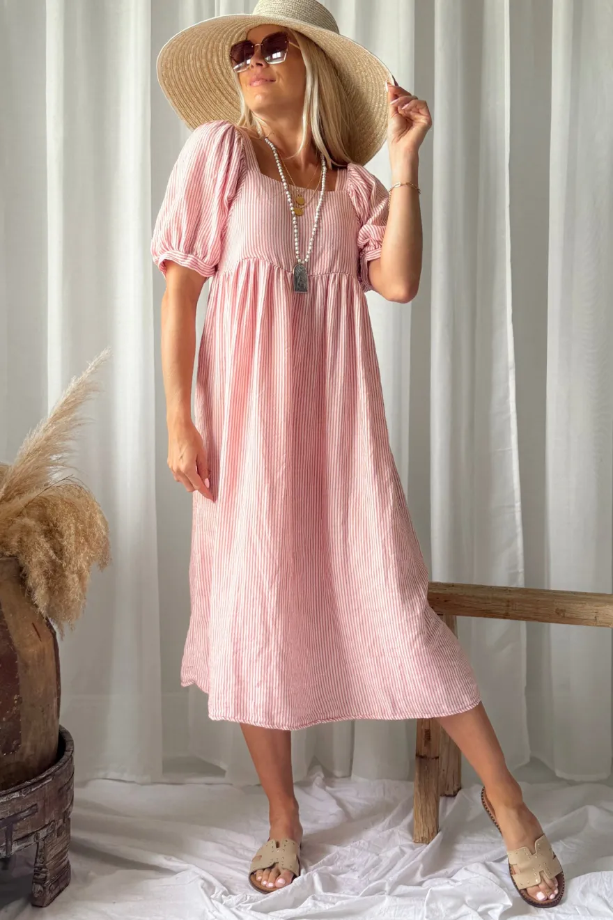 La Brisa puuvillamekko, pepper pink