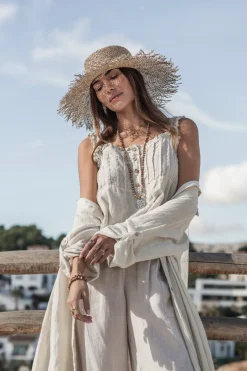 Leanna pellavatoppi, hiekka