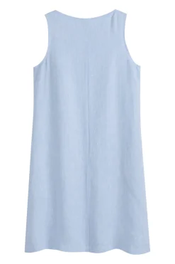 Less is More pellavamekko, oxford blue