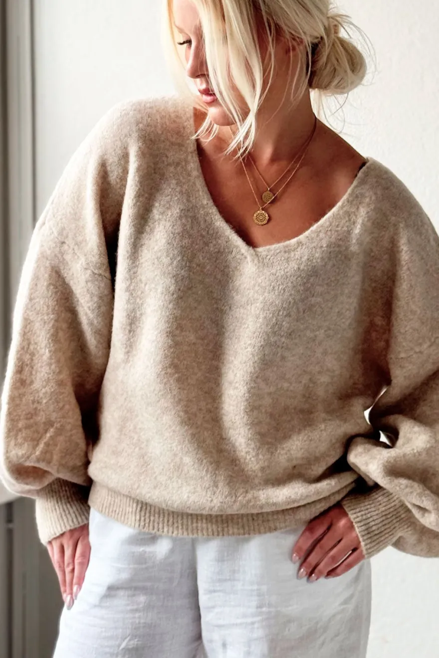 Lotta neule, beige