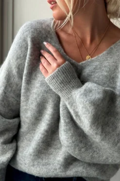 Lotta neule, pearl grey