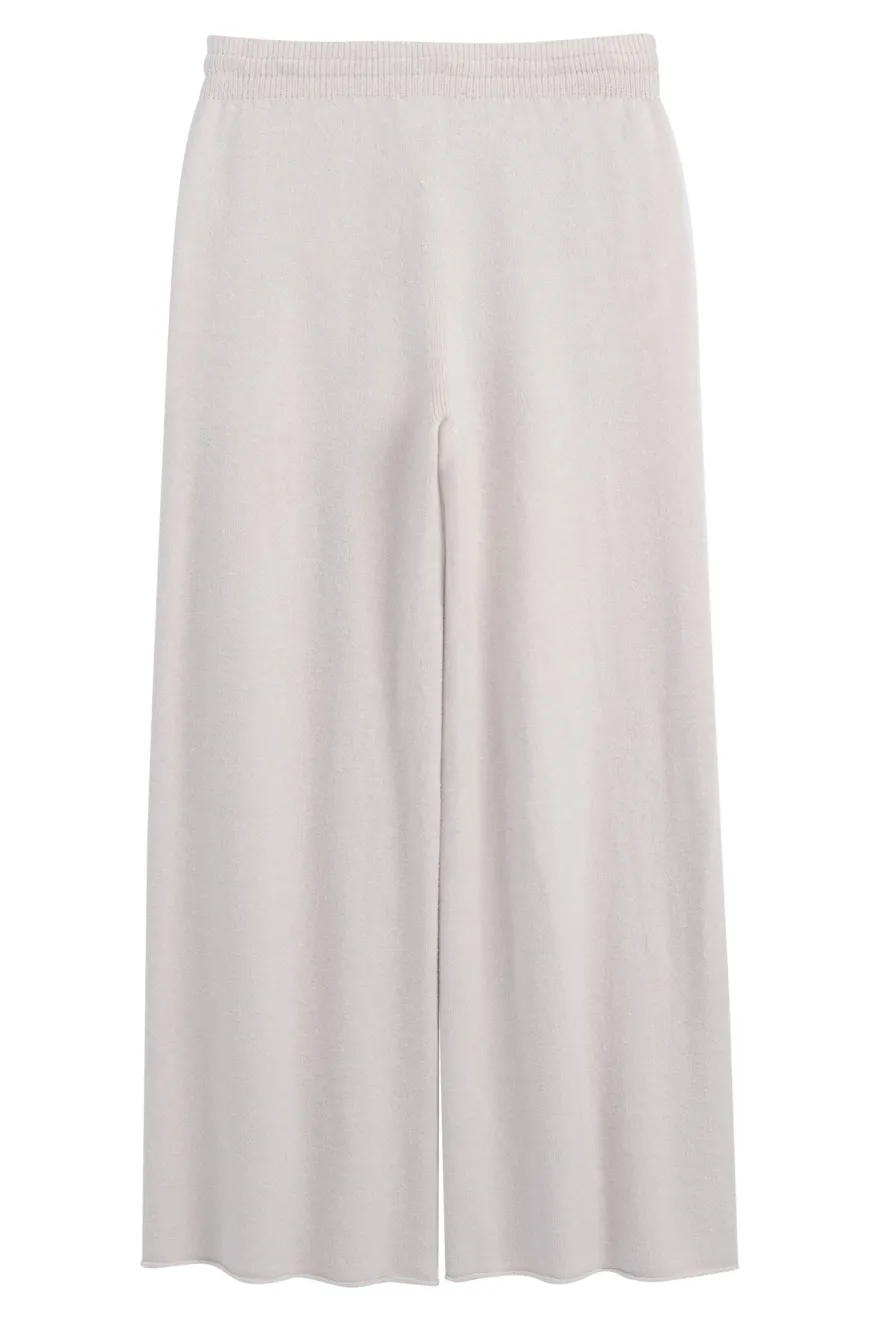Lounge neulehousut, light beige