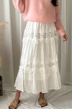 Lovely Lace hame, valkoinen