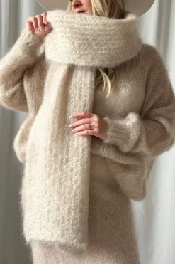 Magic mohairhuivi, beige