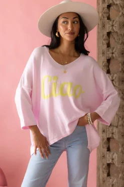 Message neule, CIAO light pink
