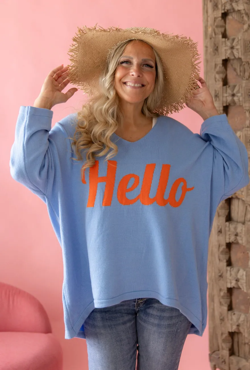 Message neule, HELLO light blue