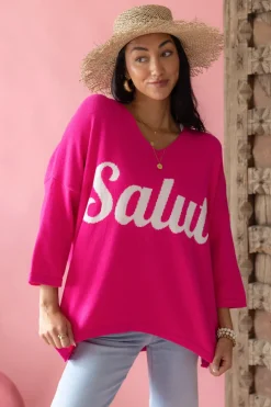 Message neule, SALUT fuchsia