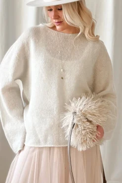 Mira olkalaukku, off white