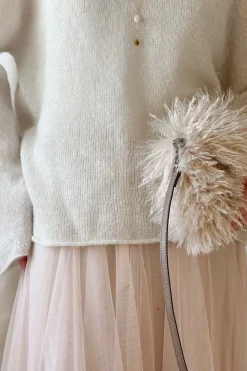 Mira olkalaukku, off white