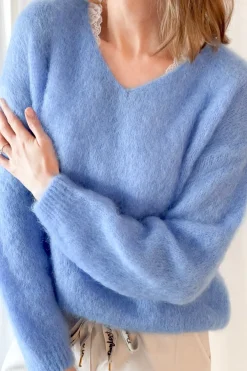 Mohair heaven neule, heavenly blue
