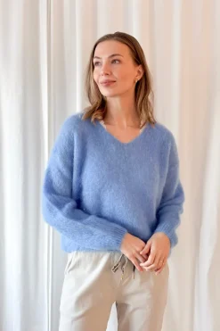 Mohair heaven neule, heavenly blue