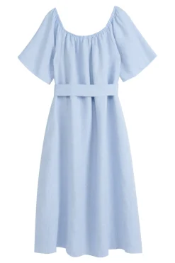 Moraira pellavamekko, oxford blue