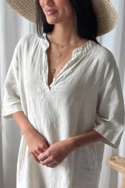 Natalie pellavatunika, hiekka