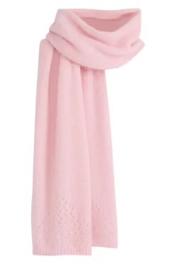 Nice mohairhuivi, rose