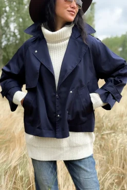 Oxford trenssitakki, navy