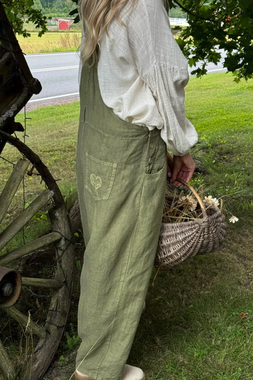 Painter pellavahaalari, forest green