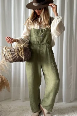 Painter pellavahaalari, forest green