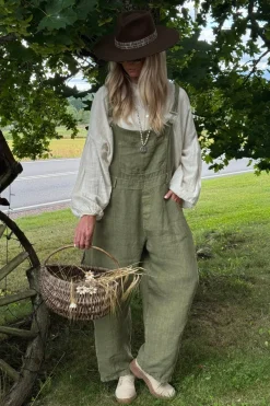 Painter pellavahaalari, forest green
