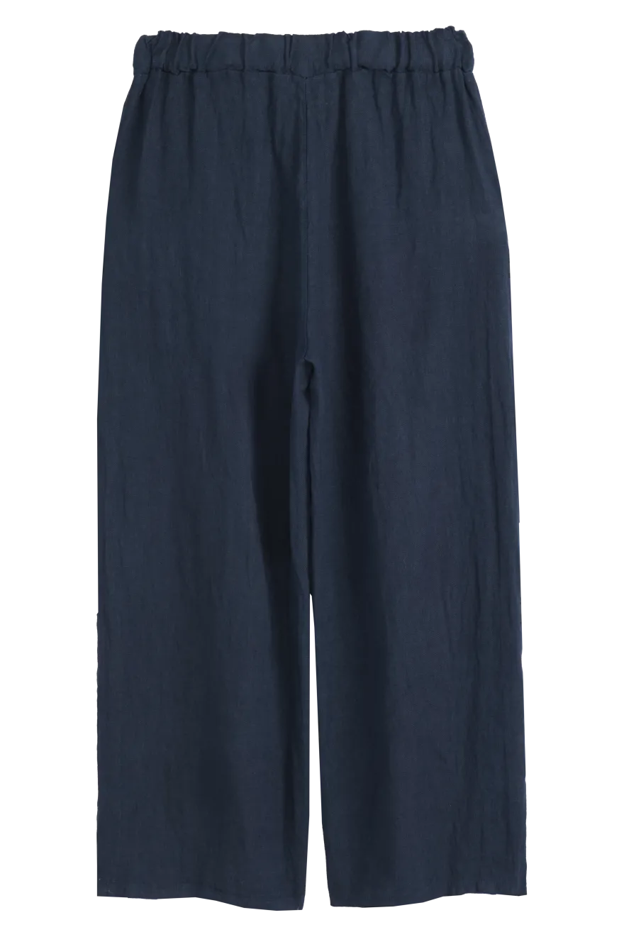 Paloma pellavahousut, navy