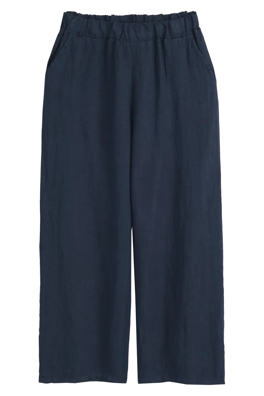 Paloma pellavahousut, navy