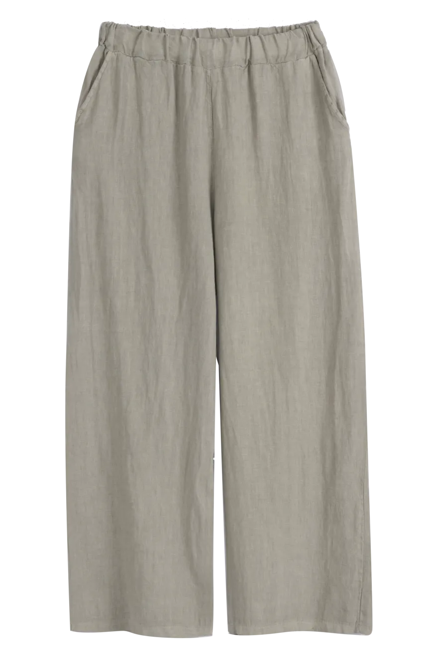 Paloma pellavahousut, taupe