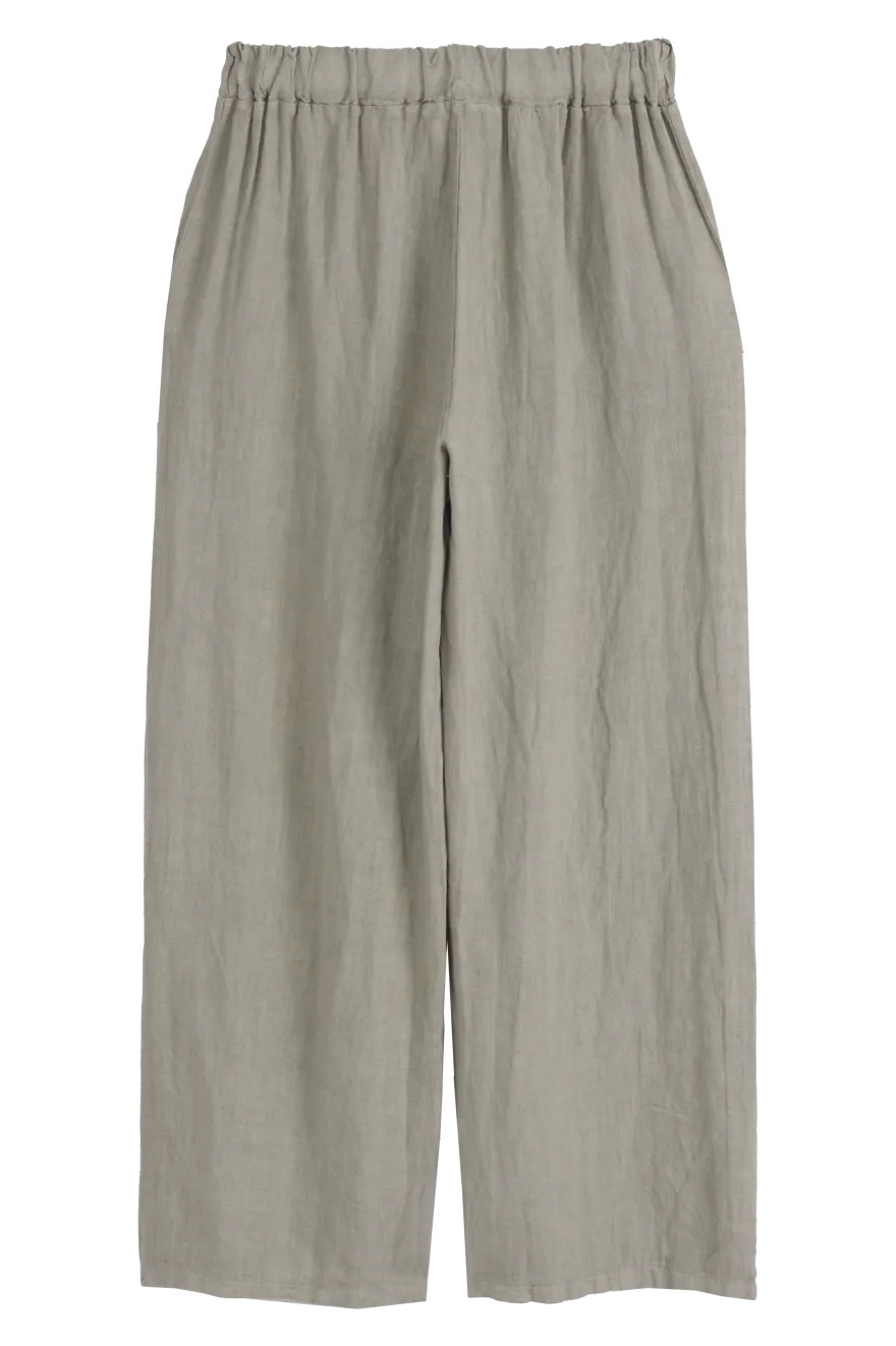 Paloma pellavahousut, taupe