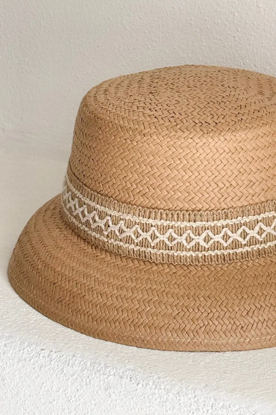 Pasadena bucket hattu, dark natural