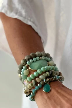Poppy rannekoru, turquoise
