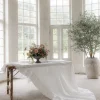 Provence pellavapöytäliina, antique white