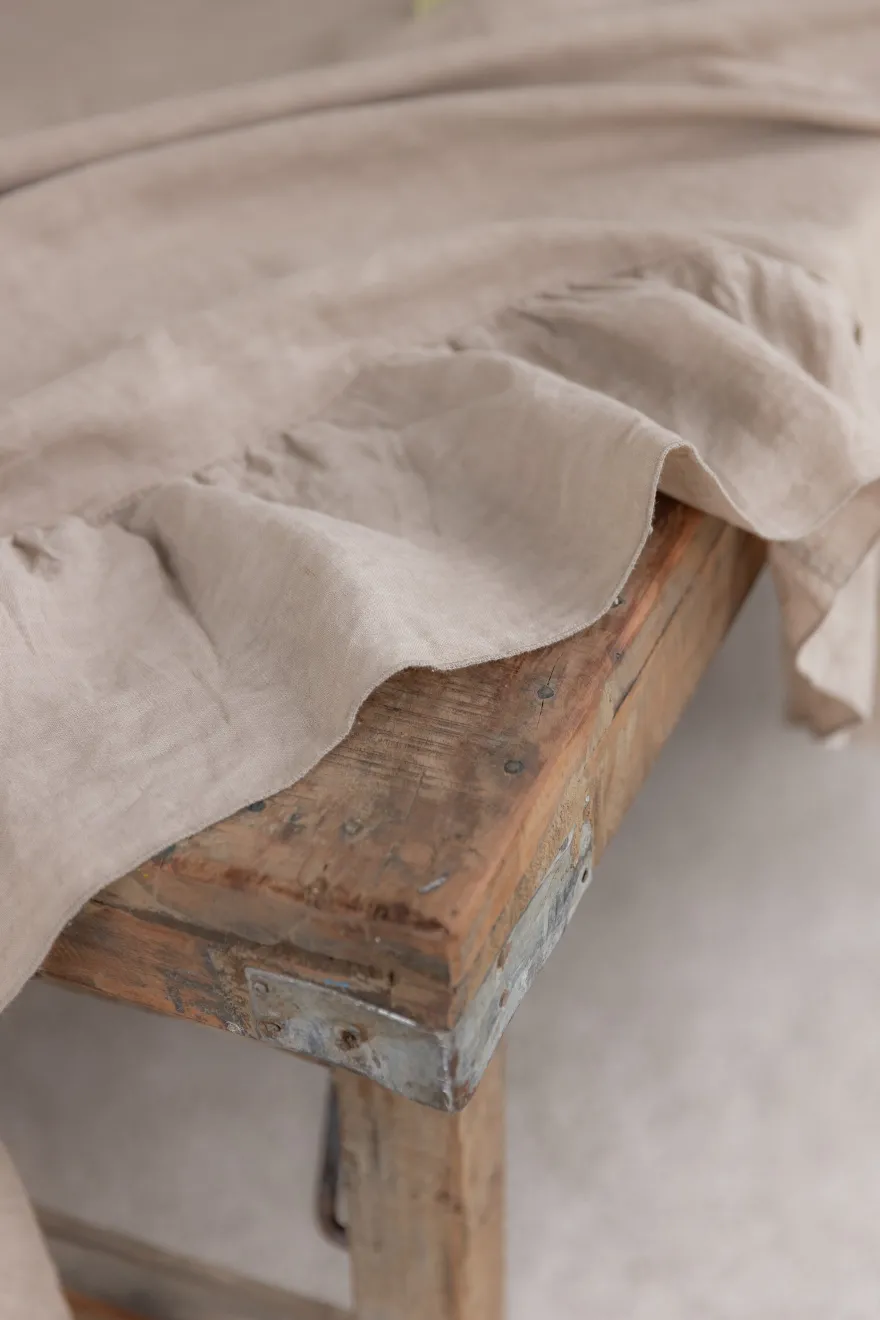 Provence pellavapöytäliina, cashmere